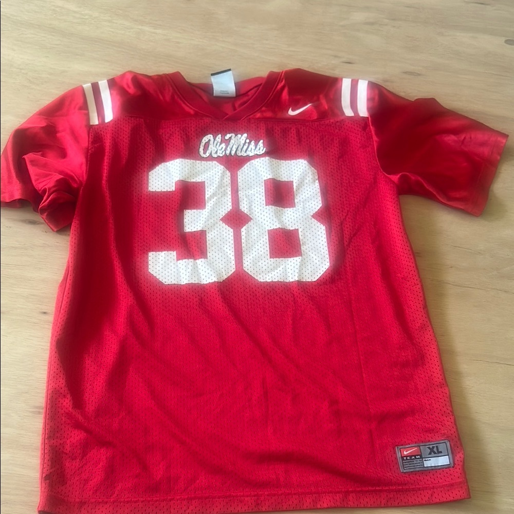 Nike woman’s Red Ole Miss Jersey